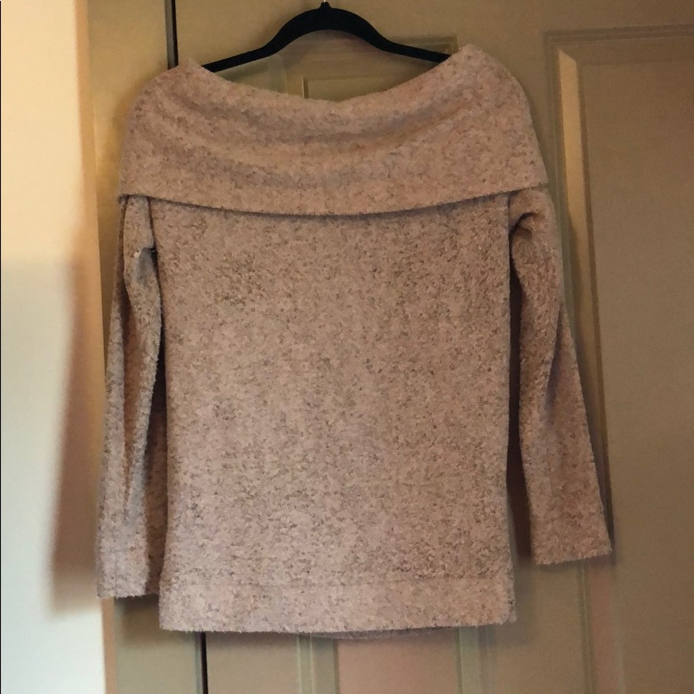 Off the shoulder sweater